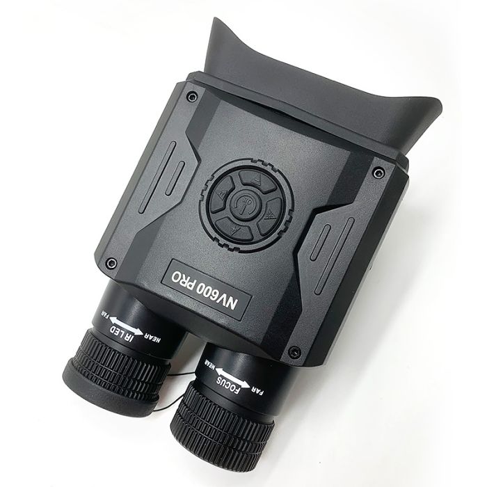 Dispositivo de visión nocturna digital infrarroja de doble tubo con pantalla grande HD NV600 y