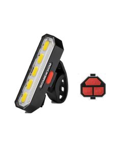 ROCKBROS COB LED Luz trasera Control remoto Lámpara de señal de giro Auto Start / Stop Luces de bicicleta