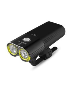 GACIRON Power Bank LED Impermeable Carga USB 1600 lúmenes Luz de montaña / bicicleta de alta velocidad
