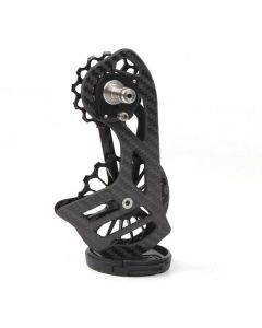 Juego de ruedas de polea de ciclismo con rodamiento de cerámica de fibra de carbono para bicicleta RACEWORK 17T para shimano R7000