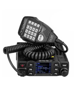 Retevis RT95 Estación de radio bidireccional para coche móvil Banda dual VHF UHF Transceptor CHIRP amateur + Micrófono