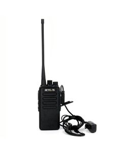 Retevis RT1 3000mAh Radio bidireccional con auricular Práctico walkie-talkie para fábrica, almacén, granja