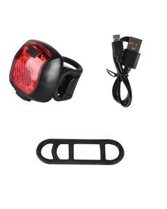 Luces de bicicleta Luz de advertencia de seguridad Impermeable 5 modos Luz trasera de bicicleta 180° Noche de advertencia ampliada