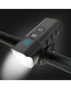 Y100-1600 6400mAh Luz de bicicleta USB recargable Luz de bicicleta de 1600 lúmenes con interruptor remoto