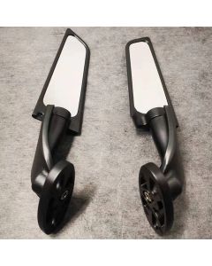 2 uds espejo retrovisor giratorio ajustable de ala de viento modificada para Honda CBR250R CBR300R CBR500R CBR600R CBR650R
