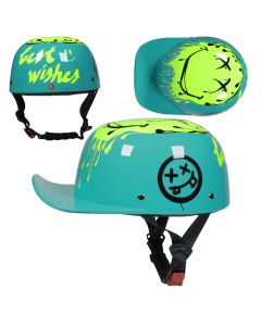 Gorra de béisbol con personalidad Retro, casco con visera, casco de bicicleta