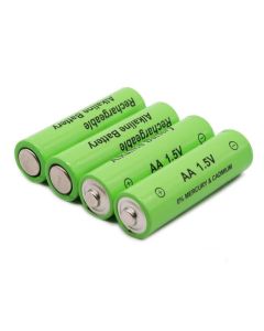 4 Uds 1,5 V AA batería 4000mAh batería recargable NI-MH 1,5 V AA batería para relojes ratones ordenadores juguetes
