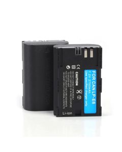 2Pc 2750mAh LP-E6 LPE6 Camera Battery