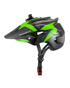 Casco de ciclismo ROCKBROS para casco de luz delantera casco de bicicleta de luz trasera casco de soporte Gopro