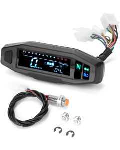 Velocímetro LCD de alta definición modificado para motocicleta General, velocímetro, indicador de velocidad, indicador de aceite