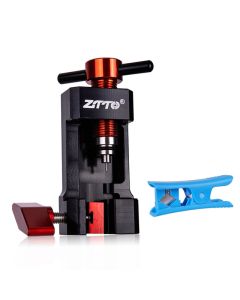 Herramienta de aguja de aceite de freno de disco hidráulico de bicicleta ZTTO, cortador de manguera BH59 BH90, prensa de instalación