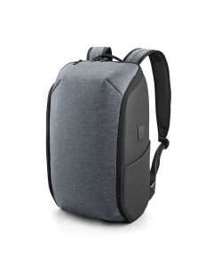 La mochila para hombre de Jinsen es adecuada para portátiles de 15 pulgadas con bolsa impermeable antirrobo de viaje con carga USB mejorada