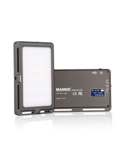 Cámara digital con pantalla OLED CRI96 LED de atenuación ultrafina de 120 piezas con luz de carga de batería de MAMEN