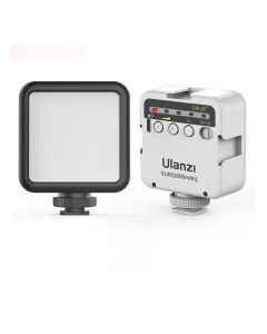 Ulanzi VL49 6W Mini luz de video LED 2000mAh Batería incorporada 5500K Iluminación fotográfica 2700K-3500K Luz de relleno Vlog